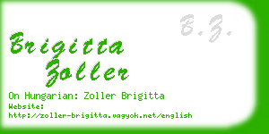brigitta zoller business card